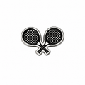 Stickers métal - Tennis