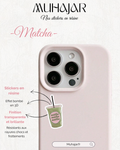 Stickers résine - matcha