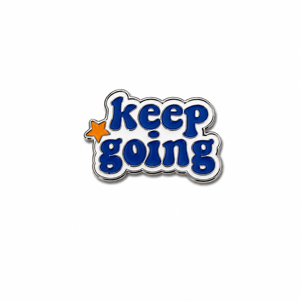 Stickers métal - Keep going