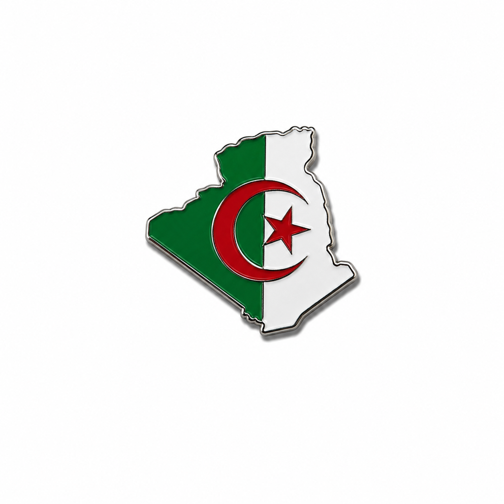 Stickers métal - Flag Algérie