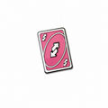 Stickers métal - Uno rose