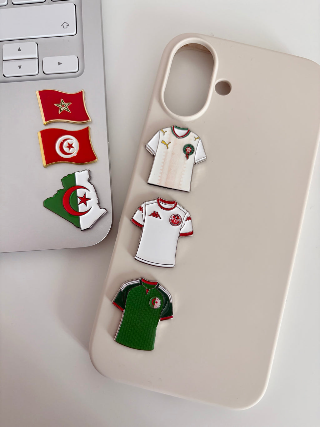Stickers métal - Flag Maroc