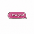 Stickers métal - Love you