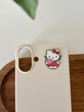 Stickers métal - Hello Kitty Rouge