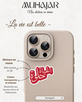 Stickers résine - La vie est belle